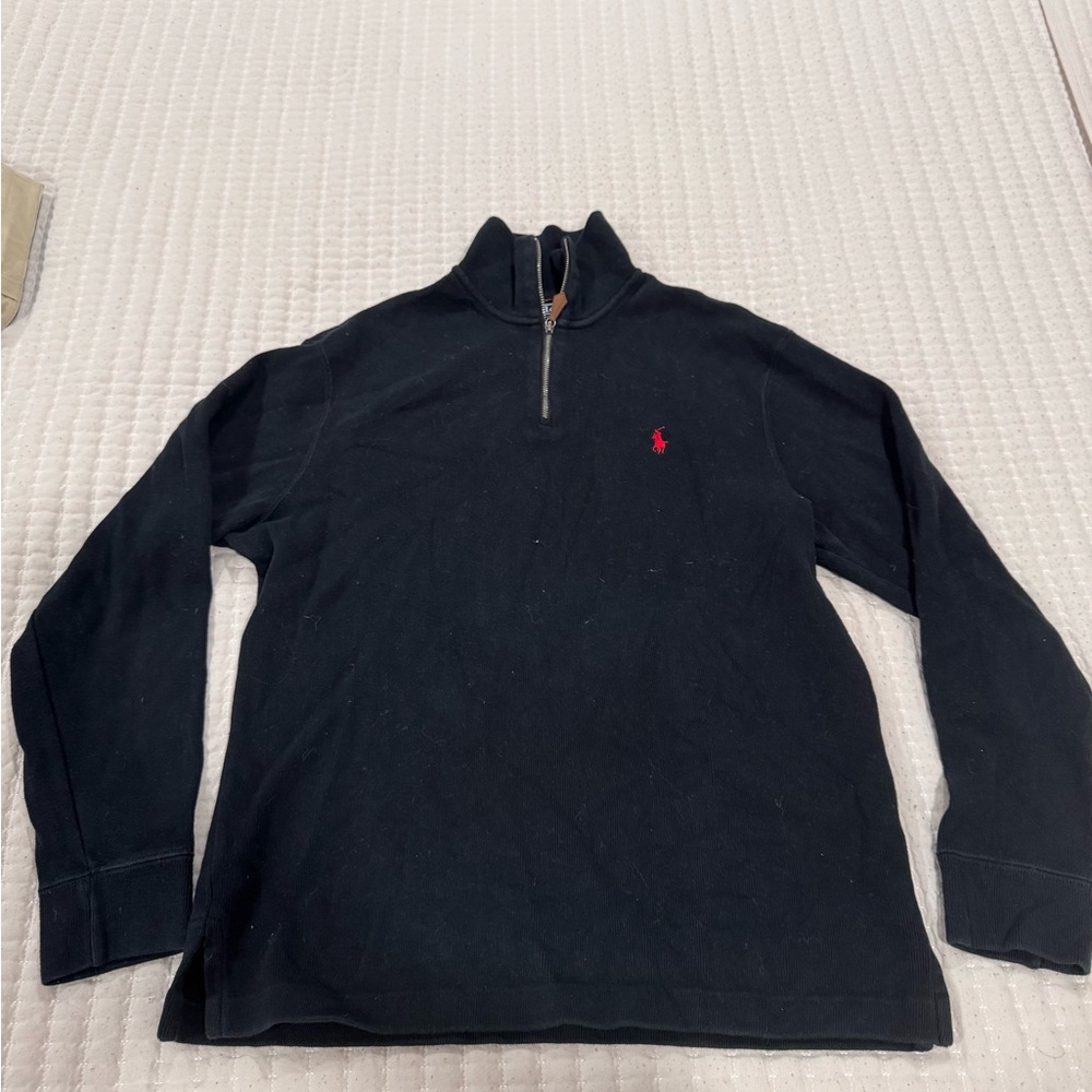 Ralph Lauren Polo Knit quarter zip pullover size M